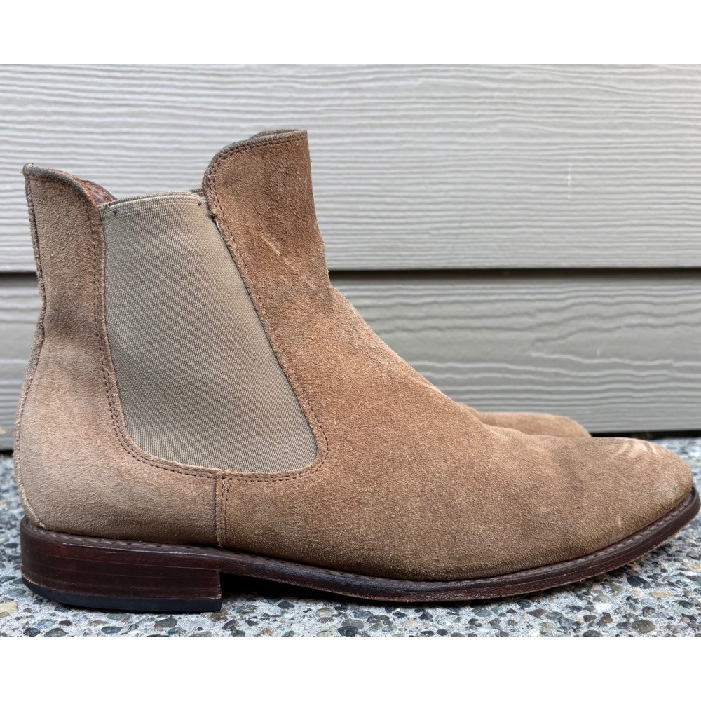 Thursday Boot Co Men's Cavalier Chelsea Boots Sand Suede Size 9.5